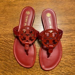 New Tory Burch Miller Leather sandals size 7.5